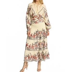 NEW CABALLERO chablis skirt in zebra leaf